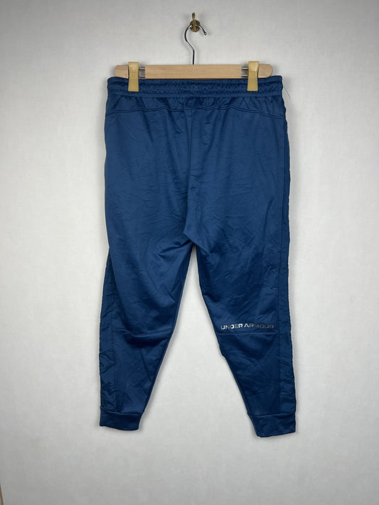 Under Armour Men's Petrol Blue Tapered Cuffed Jogger Pants