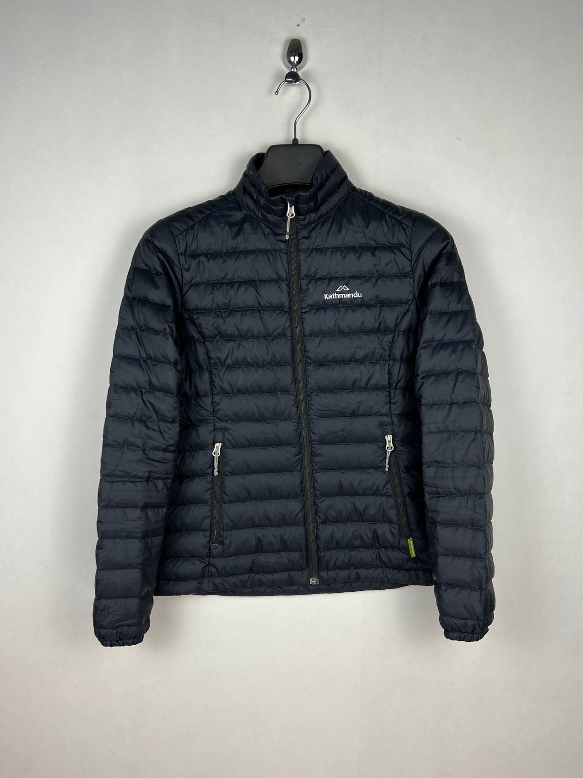 Kathmandu 550 Fill Duck Down Slim Puffer Jacket – Black & Grey