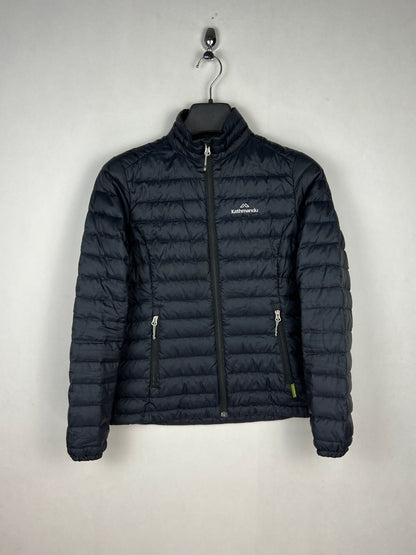 Kathmandu 550 Fill Duck Down Slim Puffer Jacket – Black & Grey