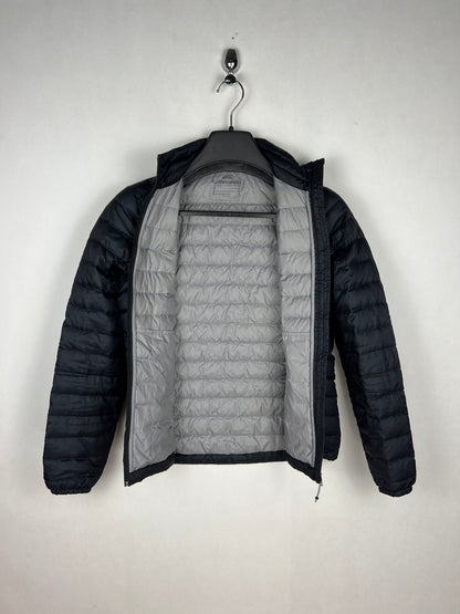 Kathmandu 550 Fill Duck Down Slim Puffer Jacket – Black & Grey