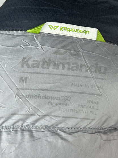 Kathmandu 550 Fill Duck Down Puffer Jacket – Black & Grey