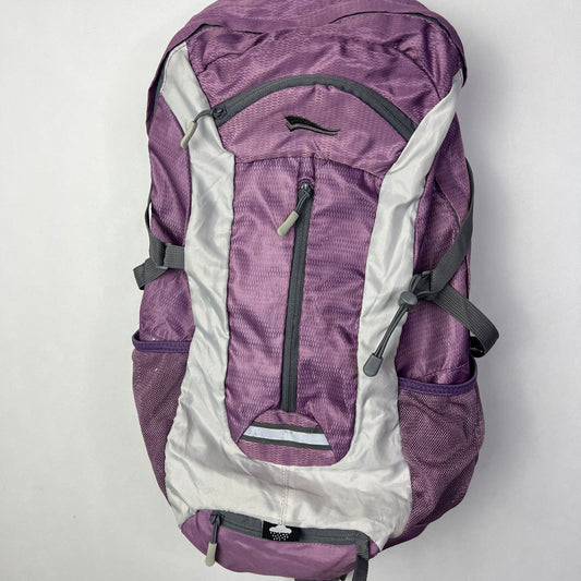 Purple Slazenger Multi-Compartment Outdoor Hiking Backpack - 30 Liters