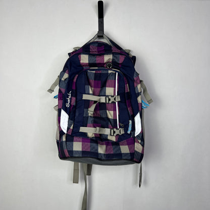 Satch Pack Schulrucksack Purple Check 30 Liter