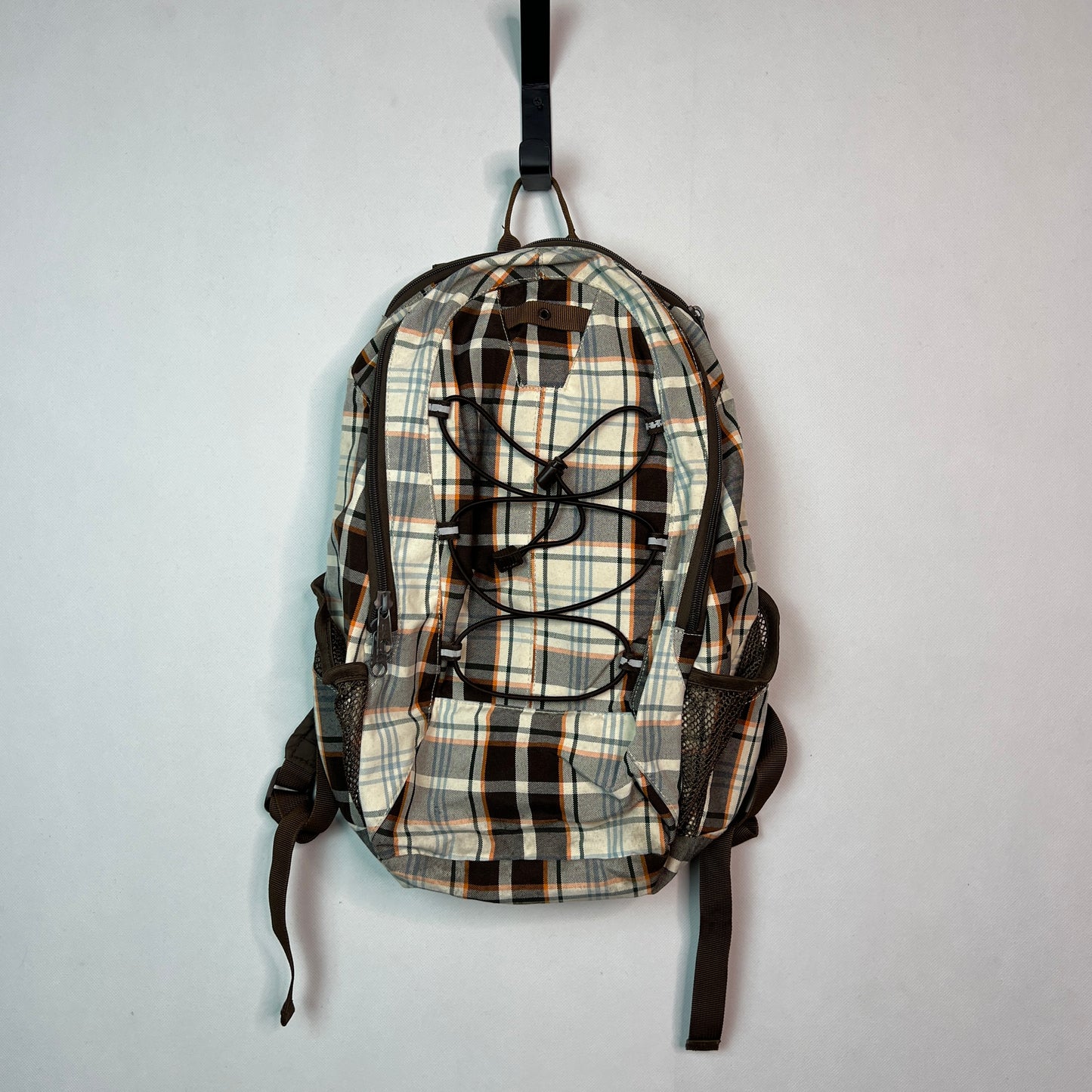 Vintage Plaid Backpack 25L