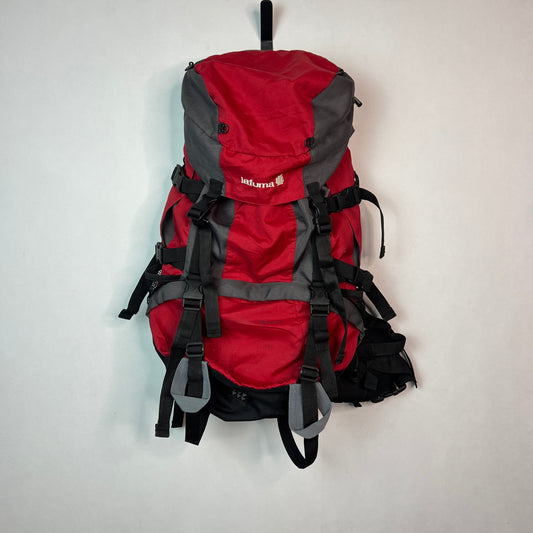 Lafuma 60L Red & Grey Hiking Backpack