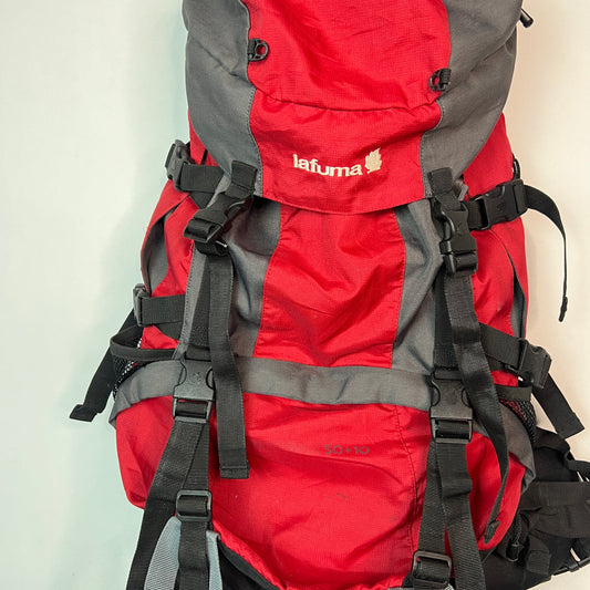 Lafuma 60L Red & Grey Hiking Backpack