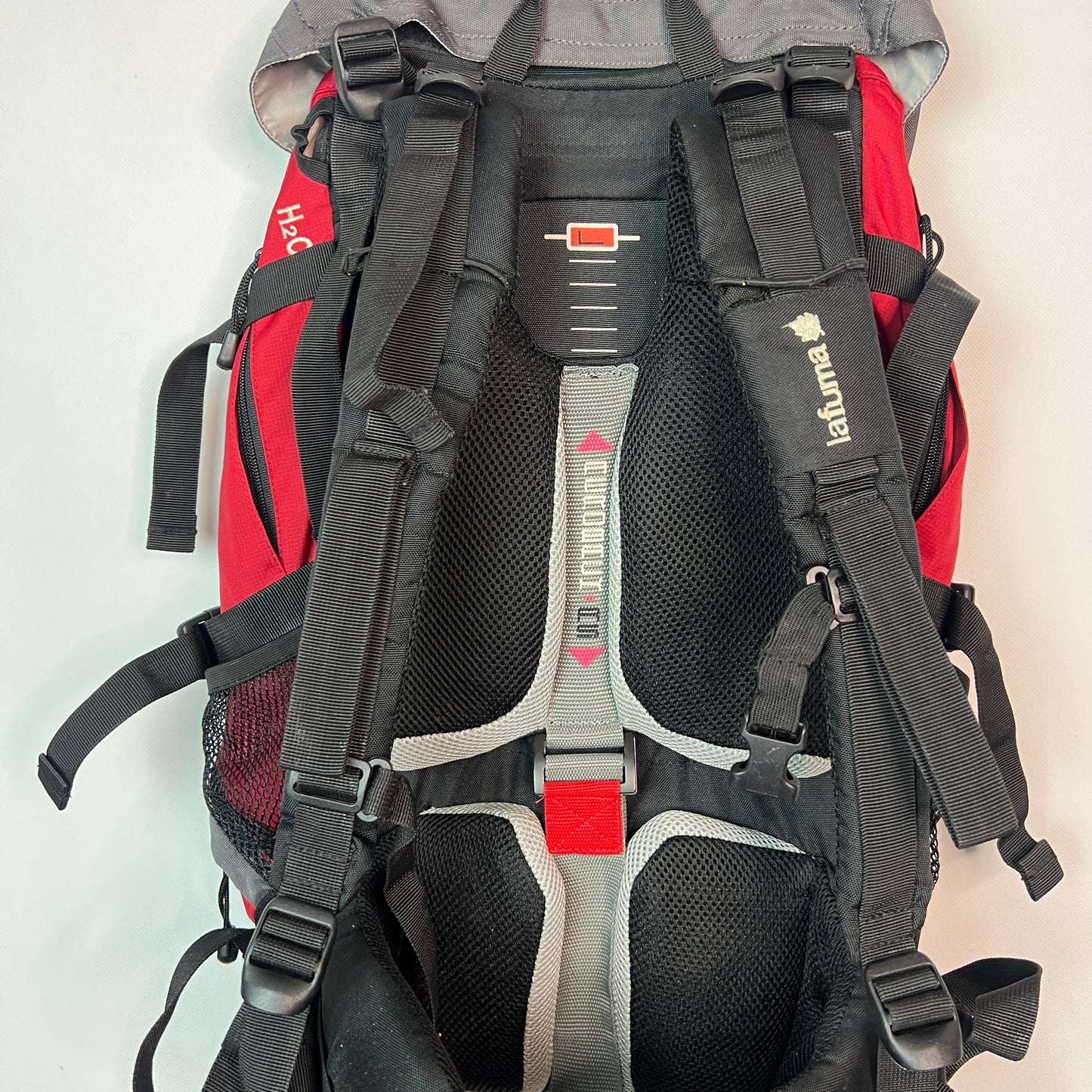 Lafuma 60L Red & Grey Hiking Backpack