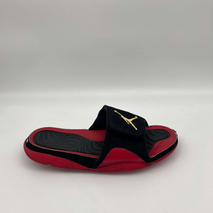 Jordan Hydro 4 Retro "Black/Gym Red" Slides Comfort Gears