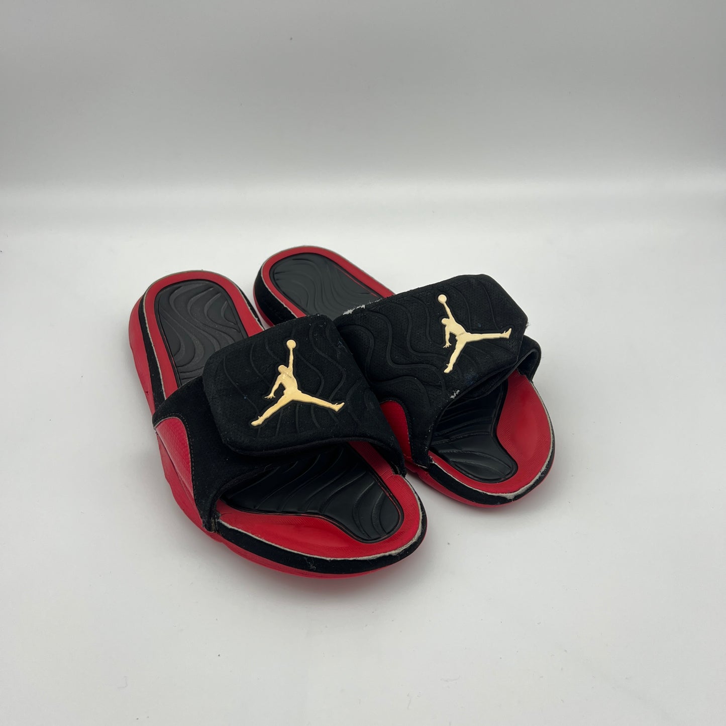 Jordan Hydro 4 Retro "Black/Gym Red" Slides