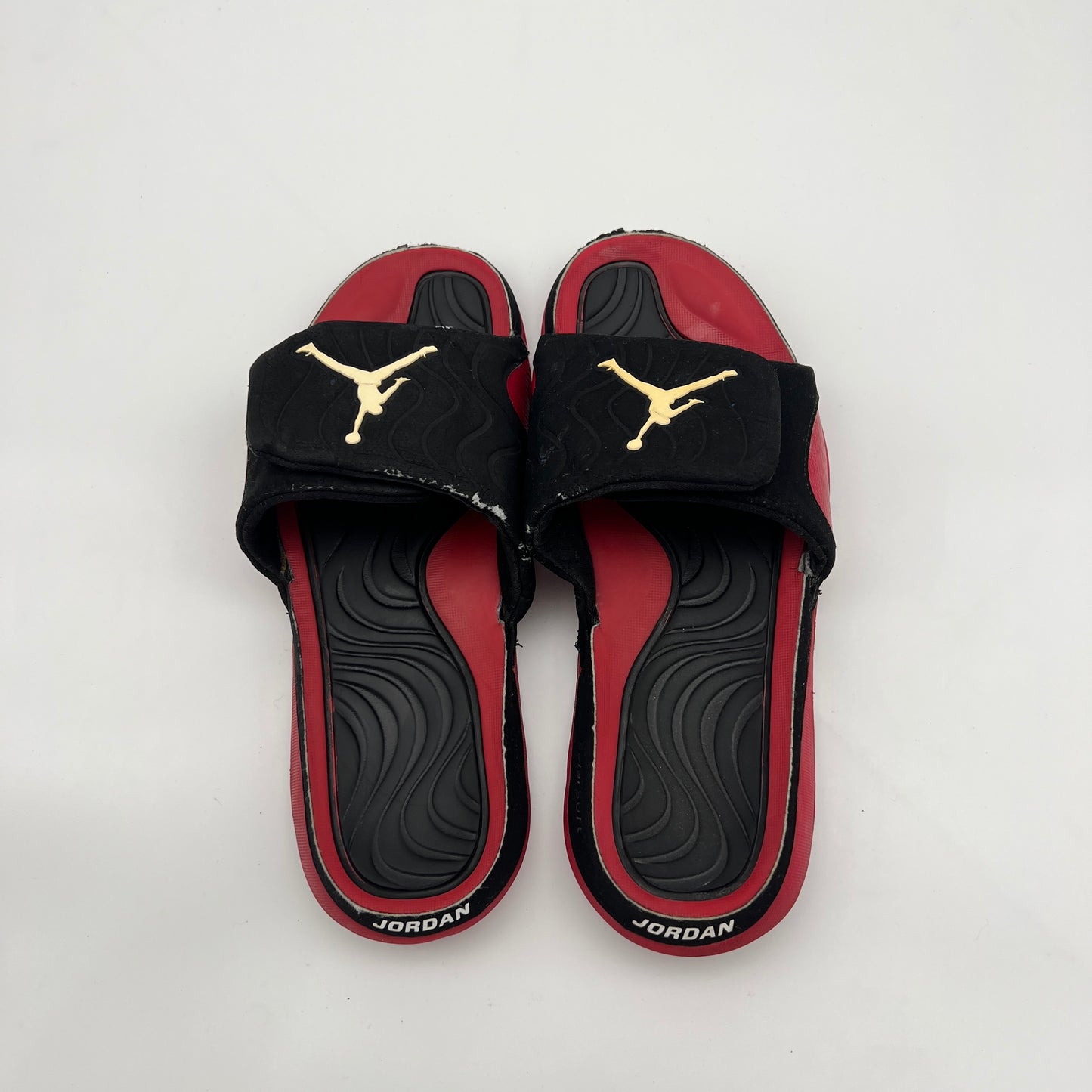 Jordan Hydro 4 Retro "Black/Gym Red" Slides