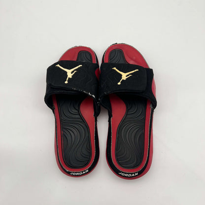 Jordan Hydro 4 Retro "Black/Gym Red" Slides Comfort Gears