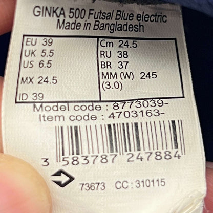 Kipsta Adult Futsal Shoes Ginka 500 Comfort Gears