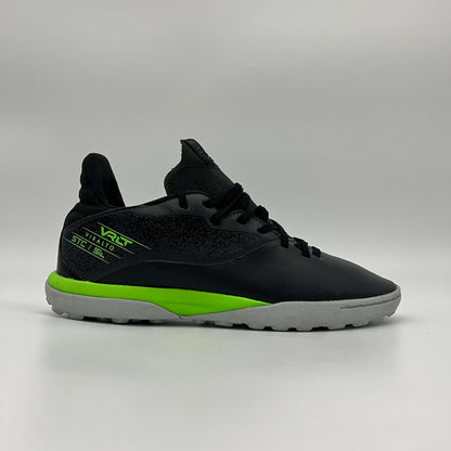 Kipsta Viralto I Turf TF Soccer Shoes - Black/Fluo Green | Decathlon