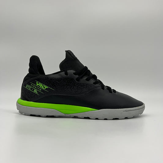 Kipsta Viralto I Turf TF Soccer Shoes - Black/Fluo Green | Decathlon