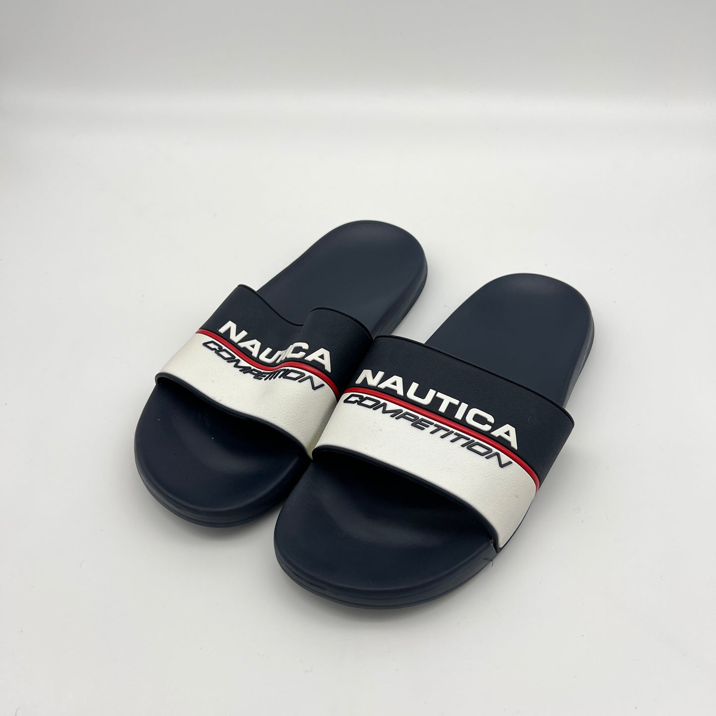 Nautica Men's Cortlan Embossed Slide Sandals