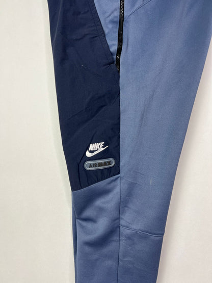 Nike Air Max Men's Fleece Track Trousers Two-Tone Navy Blue