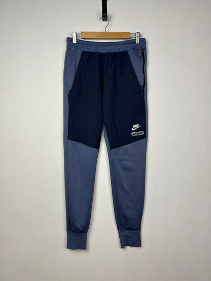 Nike Air Max Men's Fleece Track Trousers Two-Tone Navy Blue