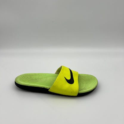 Nike Kawa Men's Slides in Volt Yellow