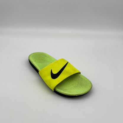 Nike Kawa Men's Slides in Volt Yellow