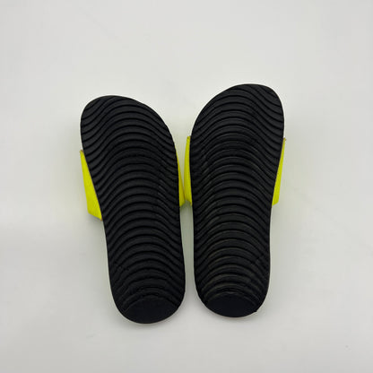 Nike Kawa Men's Slides in Volt Yellow