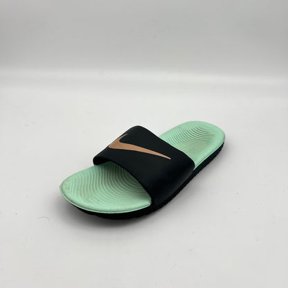 Original Kawa Slide Sandals in Mint Green & Black