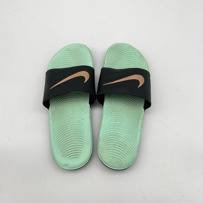 Original Kawa Slide Sandals in Mint Green & Black