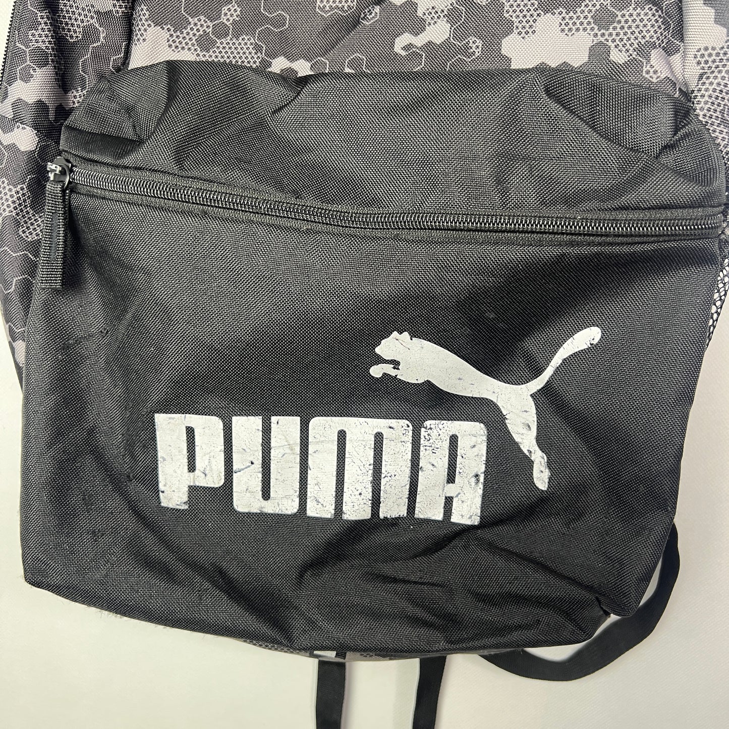 PUMA Phase AOP Backpack Black & Grey Camo  22L
