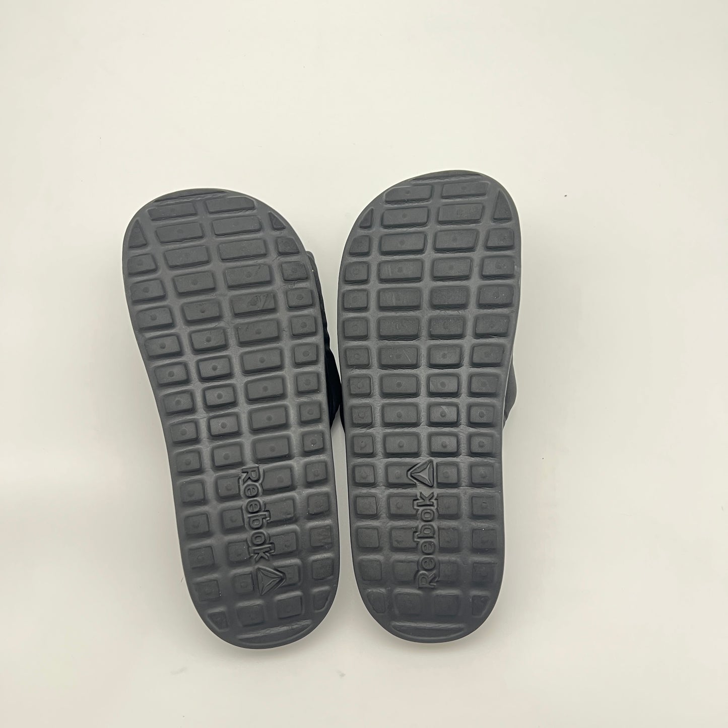 Reebok Men's Fulgere Slides in Black & Grey