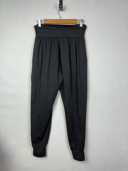 Black High-Waist Jogger Pants