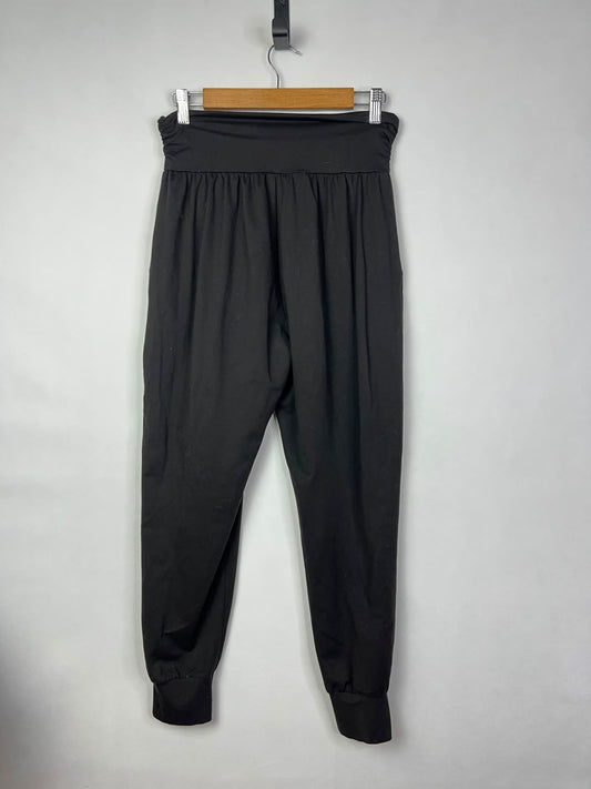 Black High-Waist Jogger Pants