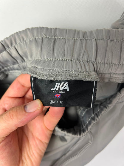JKA Grey Striped Track Trousers
