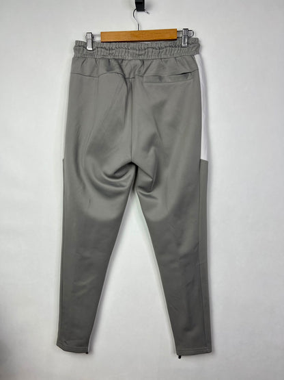 JKA Grey Striped Track Trousers