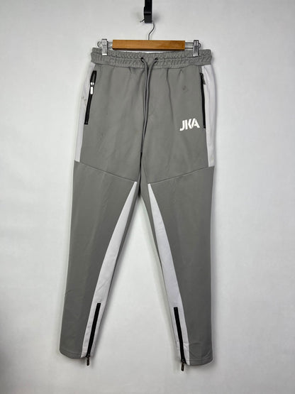 JKA Grey Striped Track Trousers