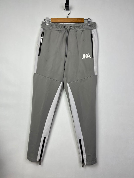 JKA Grey Striped Track Trousers