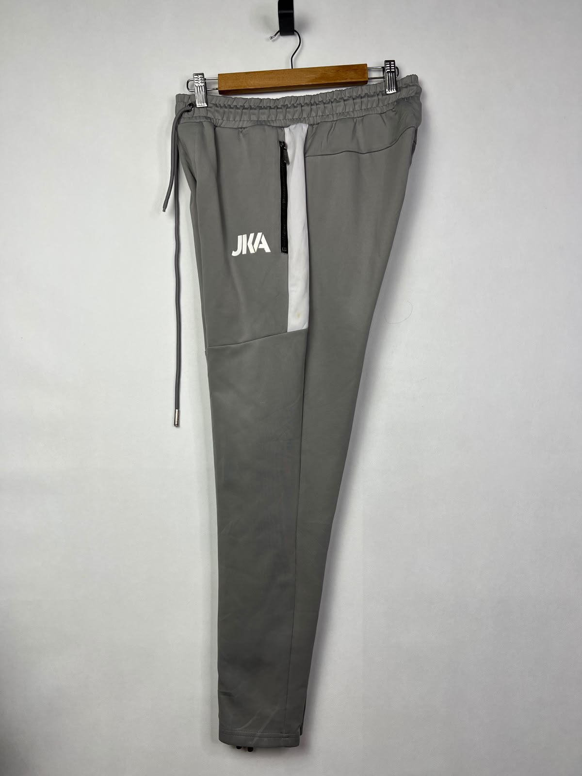 JKA Grey Striped Track Trousers
