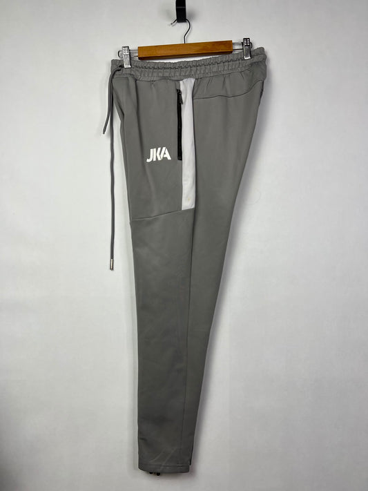 JKA Grey Striped Track Trousers