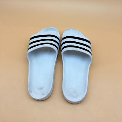 Adidas Adilette Aqua Slides - White/Black