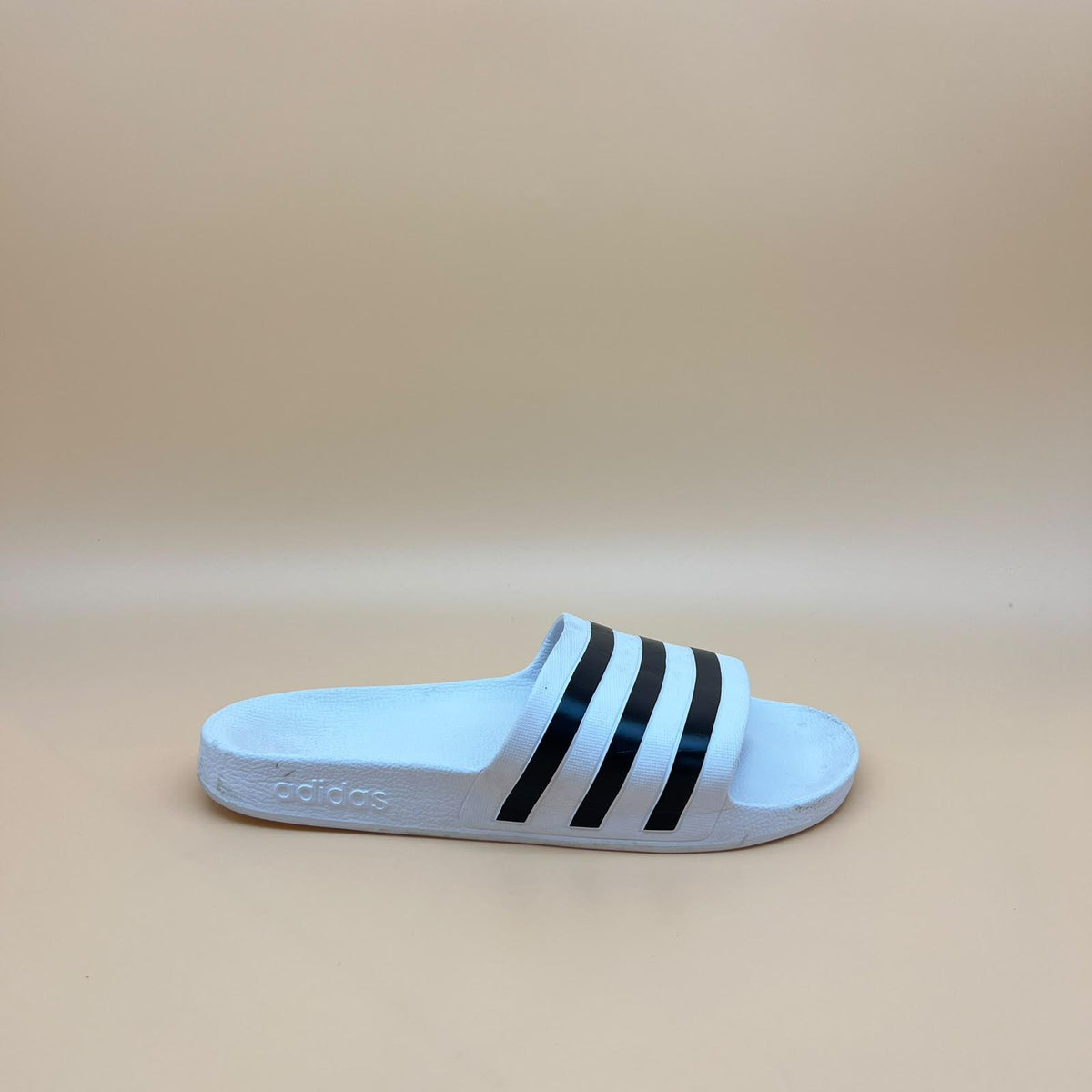 Adidas Adilette Aqua Slides - White/Black