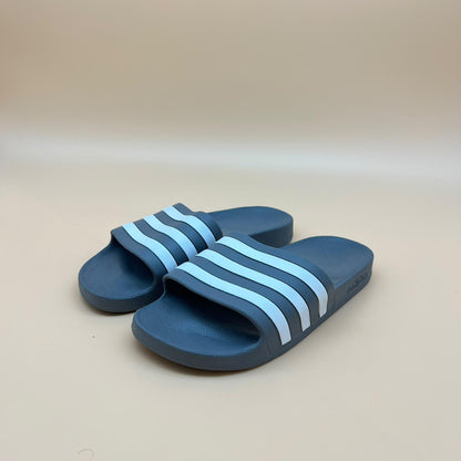 Adidas Adilette Aqua Slides - Teal Blue