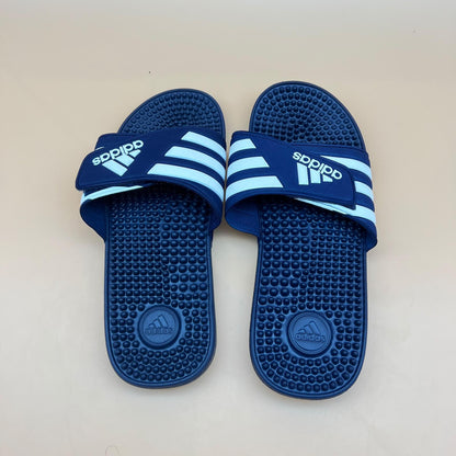 Adidas Adissage Slides - Navy/White