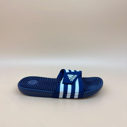 Adidas Adissage Slides - Navy/White