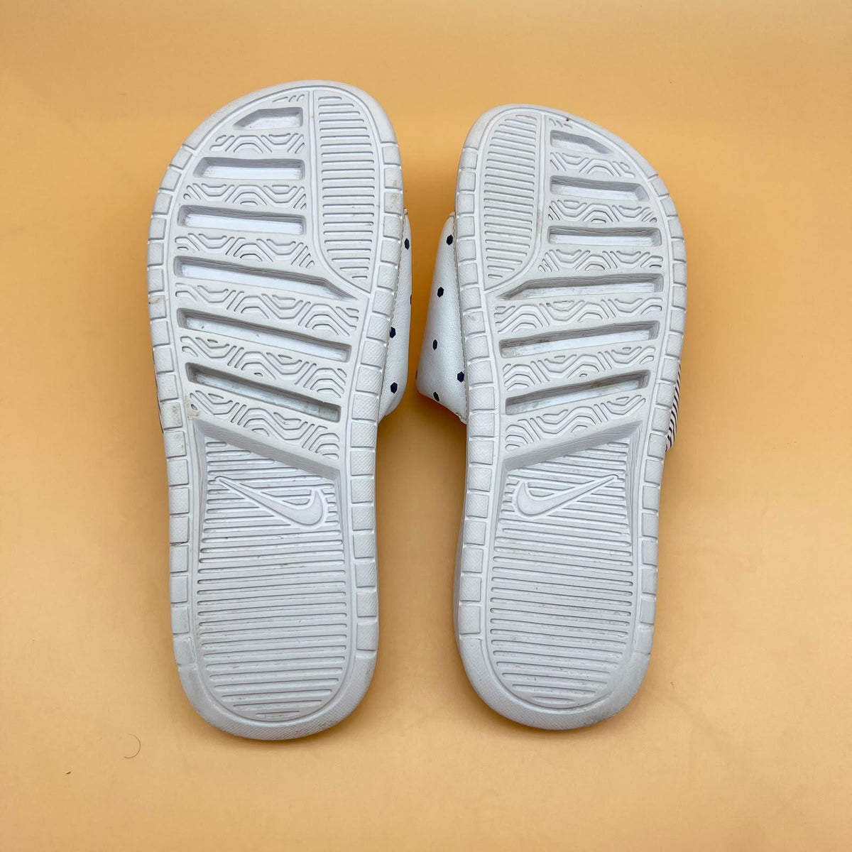 Nike Benassi JDI Print Women's Slide - White/Black Stripe