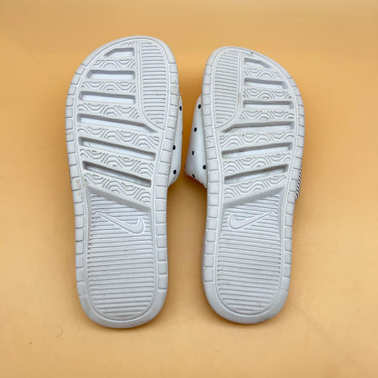Nike Benassi JDI Print Women's Slide - White/Black Stripe