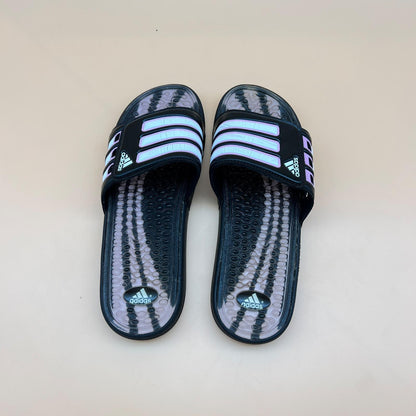 Adidas Adissage Slides - Black/Lilac