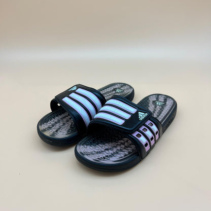 Adidas Adissage Slides - Black/Lilac