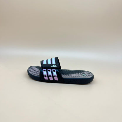 Adidas Adissage Slides - Black/Lilac