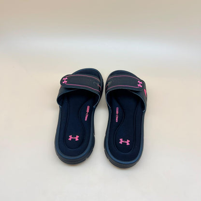 Under Armour Women's Ignite VIII Slides - Navy/Pink
