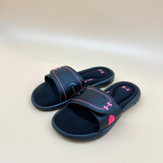 Under Armour Women's Ignite VIII Slides - Navy/Pink