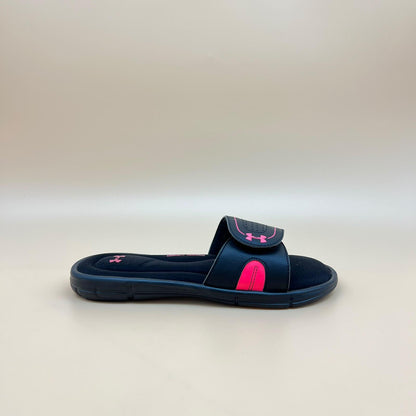 Under Armour Women's Ignite VIII Slides - Navy/Pink