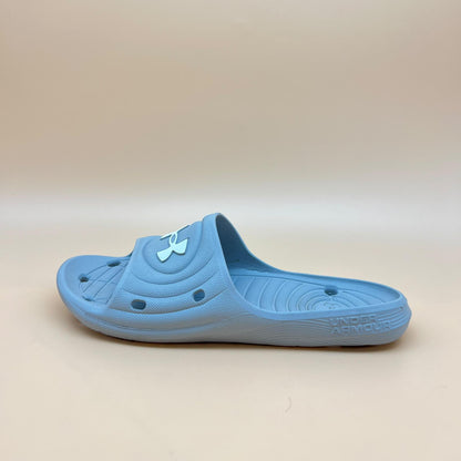 Under Armour Locker III Slides - Light Blue